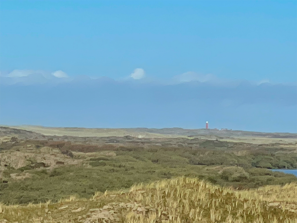 Artikel Uitkijkpunt Bertusnol zicht op de vuurtoren bij helder weer!