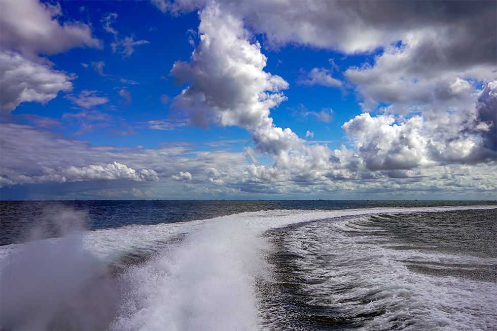 Alleen het varen met de Bruuzer is al een beleving!