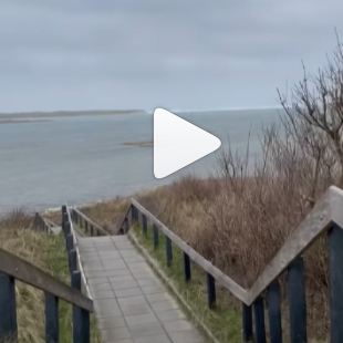 Reel van De Slufter vol water tijdens Storm Corrie