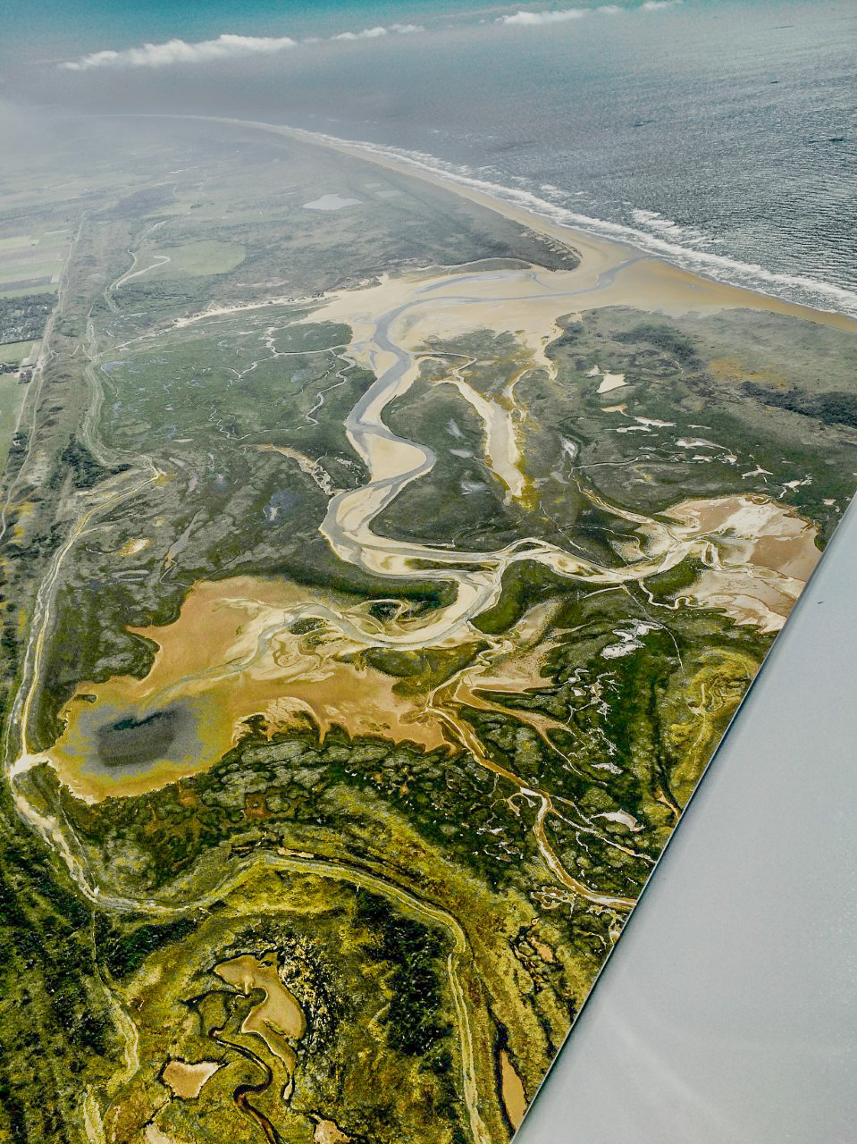 Unieke luchtfoto van De Slufter in 2015